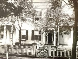 Historic photo of Munro House, the oldest home in Hillsdale County