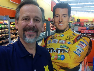 Mike Venturini, M&Ms, cutout, selfie, photo op, Wal-mart